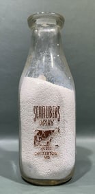 SCHAUBER'S DAIRY MILK BOTTLE CHESTERTOWN, MD