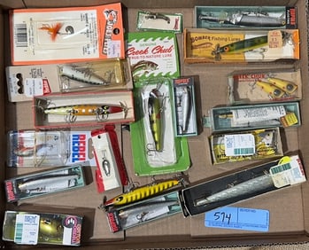 18 FISHING LURES IN ORIGINAL BOXES