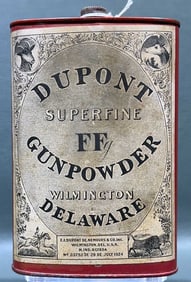 DUPONT POWDER TIN