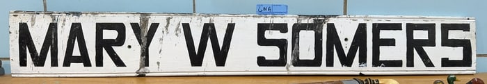MARY W. SOMERS SIGN