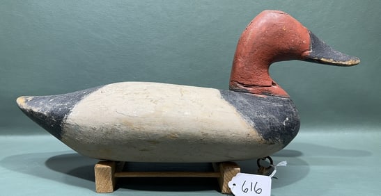 SUSQUEHANNA RIVER CANVASBACK DRAKE DECOY