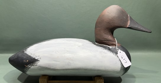 SUSQUEHANNA RIVER CANVASBACK DRAKE DECOY