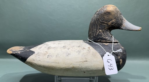 ANNE ARUNDEL COUNTY BLUEBILL DRAKE DECOY