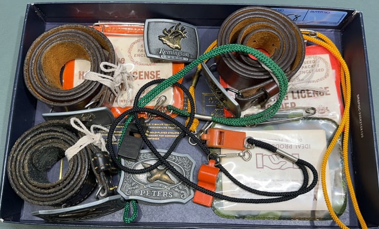 REMINGTON BELT BUCKELS LOT: ~