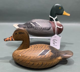 PAIR OF CAPTAIN JESS URIE MINIATURE MALLARDS