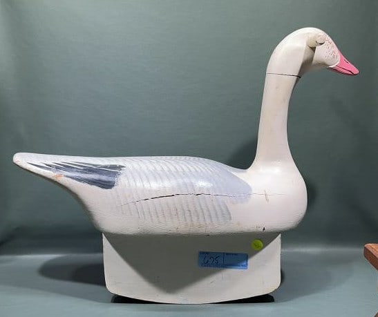 CAPTAIN HARRY JOBES SNOW GOOSE ROCKER S/D: 1990 - 24" X 19" X 9"