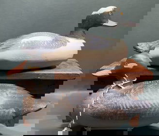 PAIR OF PAUL GIBSON BUFFLEHEAD DECOYS