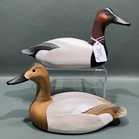 CHARLIE JOINER MINIATURE HIGH HEAD  CANVASBACKS