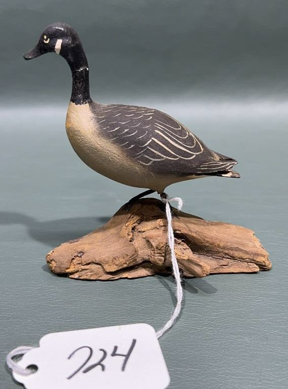 ALLAN SCHAUBER MINI CANADA GOOSE: SIGNED & DATED 1976