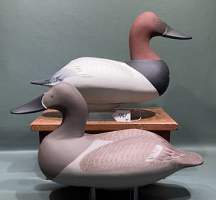 PAIR JIM PIERCE OVERSIZED CANVASBACKS
