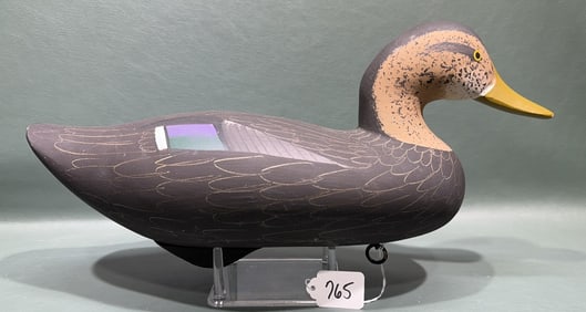 PATRICK VINCENTI BLACK DUCK DECOY