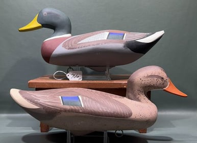 PAIR JIM PIERCE MALLARD DECOYS