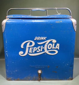 VINTAGE PEPSI-COLA COOLER