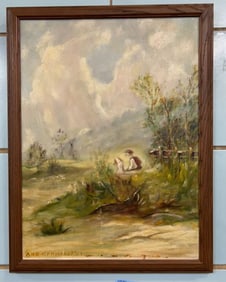 ANN GERHARDT OIL ON CANVAS
