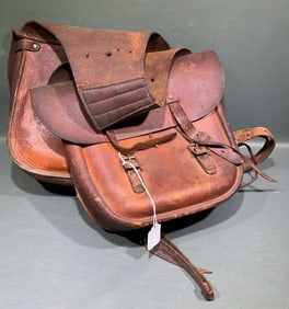 LEATHER SADDLE BAGS