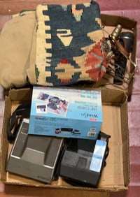 CAMERAS, CANTEENS, & RUG LOT
