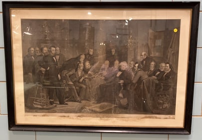 2 FRAMED EARLY PRINTS