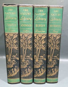 4 VOLUMES OF "THE NATURE LIBRARY"