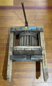 ANTIQUE WOODEN PRESS