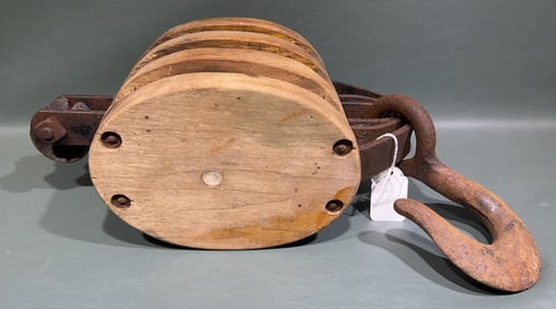LARGE BLOCK & PULLEY