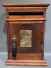HANDMADE ANTIQUE VOTING / BALLOT BOX