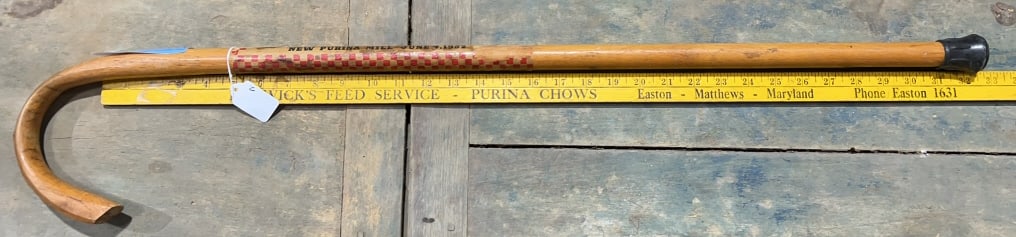 PURINA ADVERTISING CANE & YARD STICK: 36" LONG