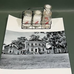 KENNERSLEY CREAMER BOTTLES & CARRIER