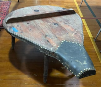 ANTIQUE BELLOWS COFFEE TABLE