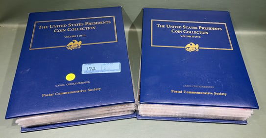 THE US PRESIDENTS COIN COLLECTION VOLUMES 1 + 2