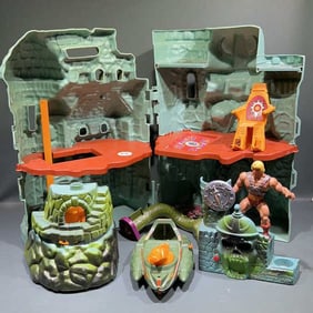 MASTERS OF THE UNIVERSE ORIGINS CASTLE & HE-MAN
