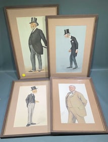 SET OF 8 SPY VANITY FAIR PRINTS