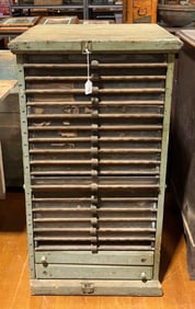 M. HEMINWAY & SONS LARGE SPOOL CABINET