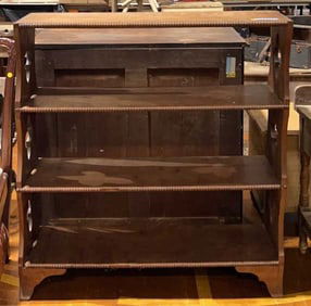 ANTIQUE DOVETAILED 3 TIER BOOKCASE