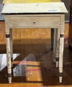 ANTIQUE 1 DRAWER WORKSTAND