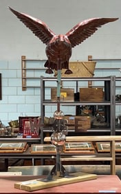 FLYING GOOSE COPPER WEATHER VANE
