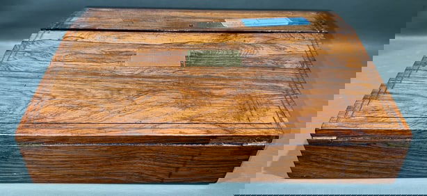 ANTIQUE INLAID ROSE WOOD LAP DESK