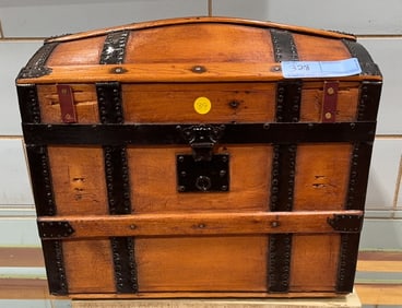 CHILD'S DOME TOP W/ REFURBISHED INTERIOR