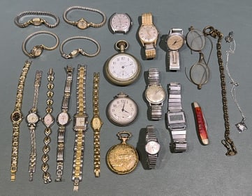 COLLECTION OF LADIES & MEN'S WATCHES