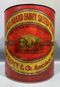 "BUFFALO BRAND FANCY SALTED PEANUTS" ADVERTISING T