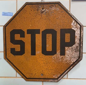 VINTAGE STOP SIGN