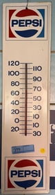 VINTAGE PEPSI-COLA WALL THERMOMETER PM-1030 SCIOTO