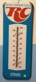 RC COLA VINTAGE ADVERTISING THERMOMETER