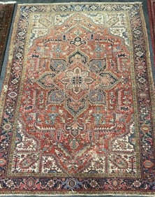 HANDMADE HERIZ ORIENTAL ROOM SIZE RUG