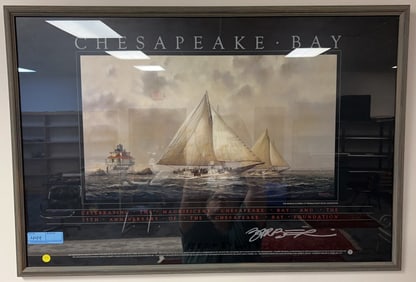 JOHN M BARBER "SKIPJACK KATHRYN AT THOMPSON Pt."