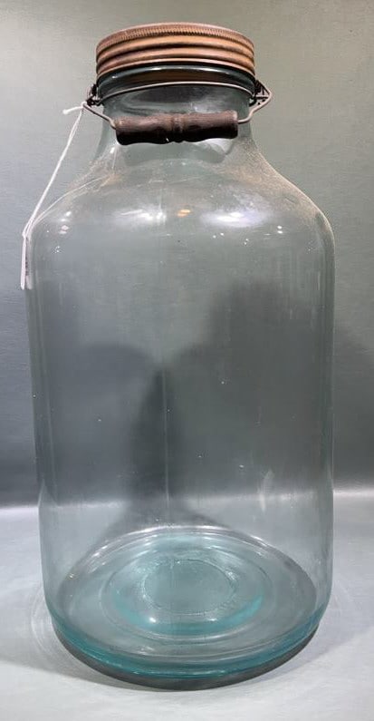 LARGE 5 GALLON ANTIQUE GLASS JAR (1 of 5)