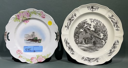 EASTON PT, EASTON MD, & WYE MILLS SOUVENIR PLATES