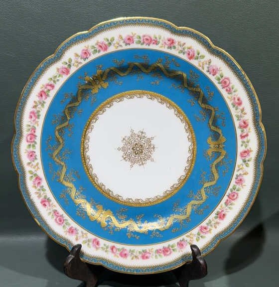 11 LIMOGES HAND PAINTED PLATES FROM JE CALDWELL & (1 of 5)