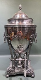 LARGE SILVER PLATE COFFEE URN