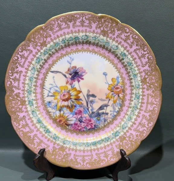 SET OF 12 LIMOGES PLATES BY BAILEY, BANKS & BIDDLE (1 of 5)