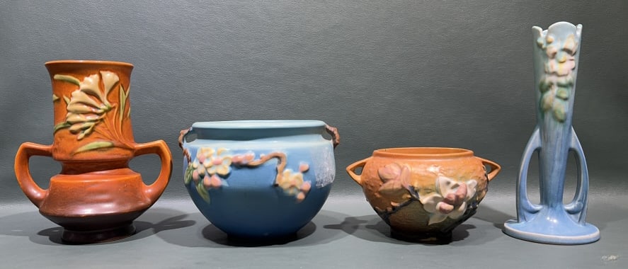 4 VARIOUS PIECES OF ROSEVILLE (1 of 5)